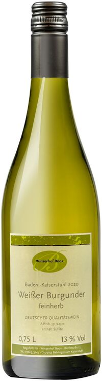 Weißburgunder - 2020 - Qualitätswein feinherb